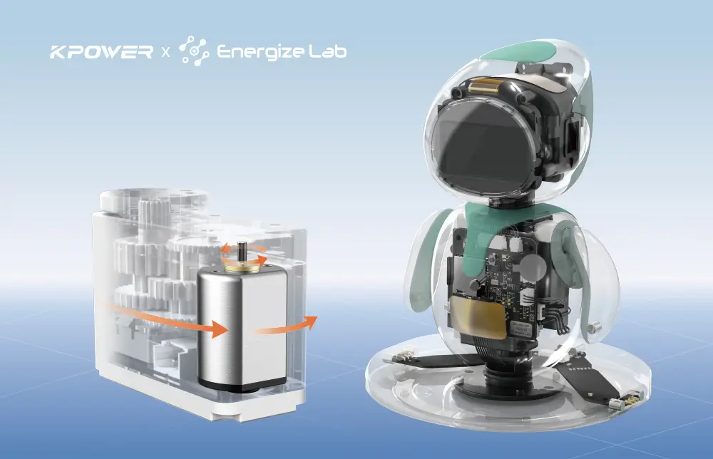 Perfect AI Companion Robot Servo with Plastic Clutch
